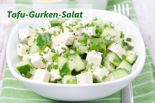 Tofu-Gurken-Salat